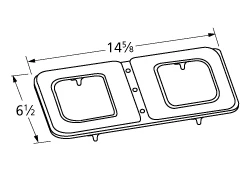 Broil King Jacuzzi Grill Replacement Stainless Steel Burner - 14102 1 Broil King Jacuzzi Grill Replacement Stainless Steel Burner - 14102