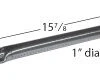 15 7/8 X 1, Stainless Burner, Charbroil, Kenmore, Nexgrill - 15591