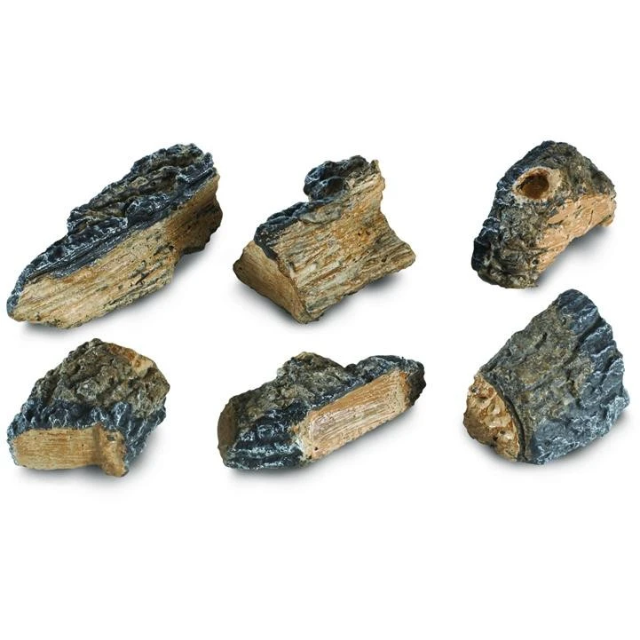 Real Fyre Decorative Charred Wood Chips - Set Of 6 1 Real Fyre Decorative Charred Wood Chips - Set Of 6