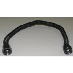 24" Stainless Flex Connector Black | .63 Fittings | Non-Whistling