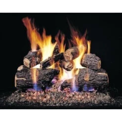 Real Fyre 30" Charred Oak Logs Only, No Burner