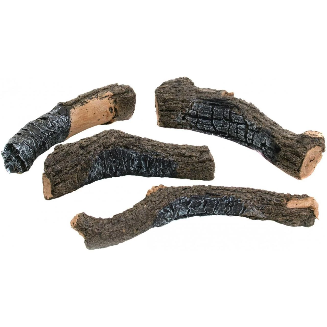 Real Fyre Decorative Charred Branches Set Of 4 | BDC-4 1 Real Fyre Decorative Charred Branches Set Of 4 | BDC-4