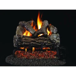 Real Fyre 16" Golden Oak Vented Gas Log Set, Stainless G45 Burner