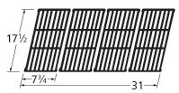 17 1/2 X 31, Cast Iron Cooking Grid | Uniflame GBC1076WE-C