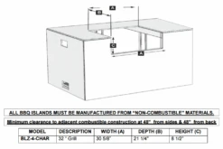 Blaze 32″ Built-in Charcoal Grill - BLZ-4-CHAR 5 Blaze 32″ Built-in Charcoal Grill - BLZ-4-CHAR -Backyard BBQ Deals Store Blaze tec drawings 89713.1683224904.1500.1500