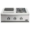 DCS Liberty Side Burner Griddle Unit Built In | NG | BFGC-30BGD-N