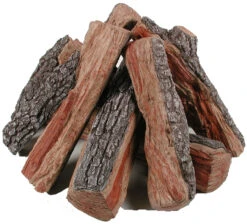 Rasmussen 24" Bark/Split Firepit Logs, Round Stack