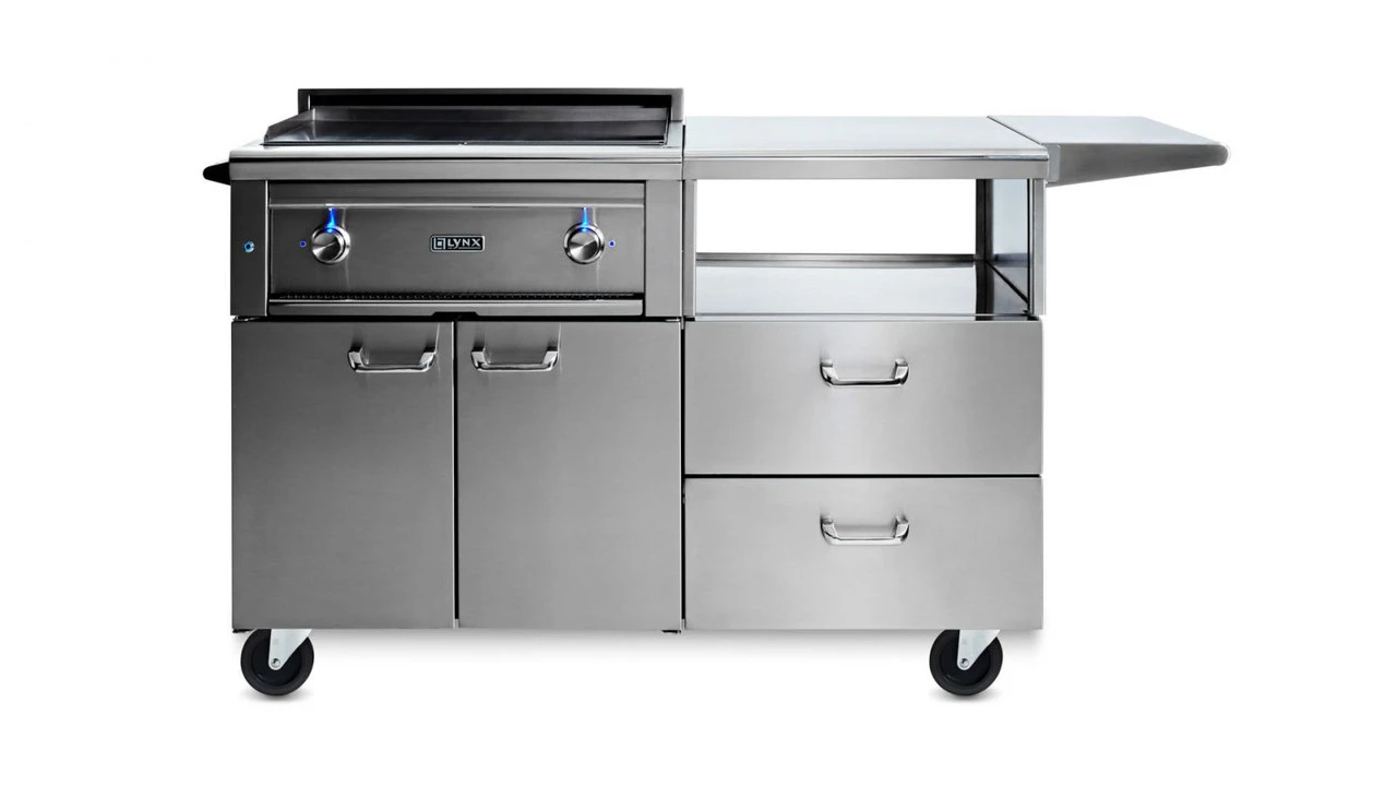 Lynx 30" Asado Cooktop Grill On Mobile Kitchen Cart - L30AG+LMKC4 1 Lynx 30" Asado Cooktop Grill On Mobile Kitchen Cart - L30AG+LMKC4
