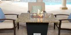Firetainment Madrid 48" Square Fire Pit Grilling Table