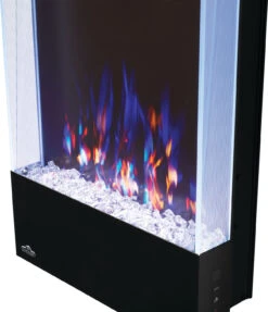 Napoleon Allure Vertical 38" Electric Wall Hanging Fireplace - NEFVC38H -Backyard BBQ Deals Store Original JPG Allure Vertical Details Flame Multi 25326.1674224648.1500.1500