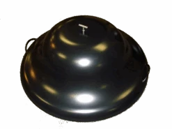 32" Black Aluminum Fire Pit Cover