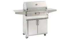 Firemagic 30" Charcoal Grill W Smoker Oven/Hood On Cart