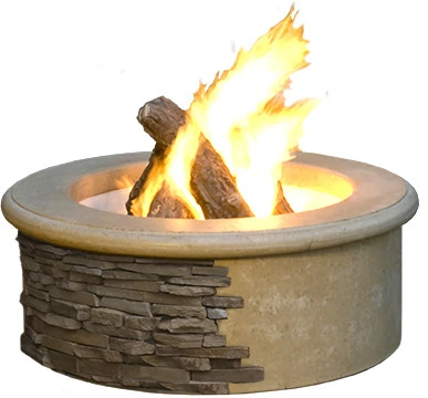 American Fyre Designs Cafe Blanco Contractor's Model Fire Pit 1 American Fyre Designs Cafe Blanco Contractor's Model Fire Pit