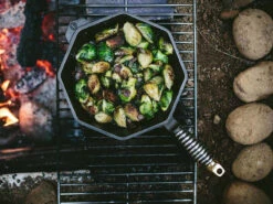 Finex 12" Cast Iron Skillet -Backyard BBQ Deals Store finex 12 cast iron skillet brussel sprouts 06792.1605903332.1500.1500
