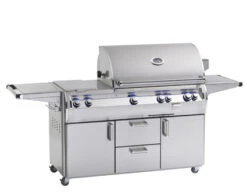 Fire Magic Echelon 790s A Grill On Cart, One Infared, Double Side Burner