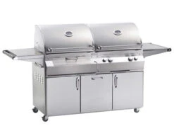 Fire Magic Aurora A830S Charcoal/Gas Grill On Cart, Infrared Burner, Rotisserie