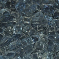 American Fireglass Pacific Blue 1/2" Fireplace Gems