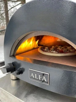 Alfa Moderno Portable LP Pizza Oven -Backyard BBQ Deals Store portable afa ovens ardesia grey 53788.1694800621.1500.1500
