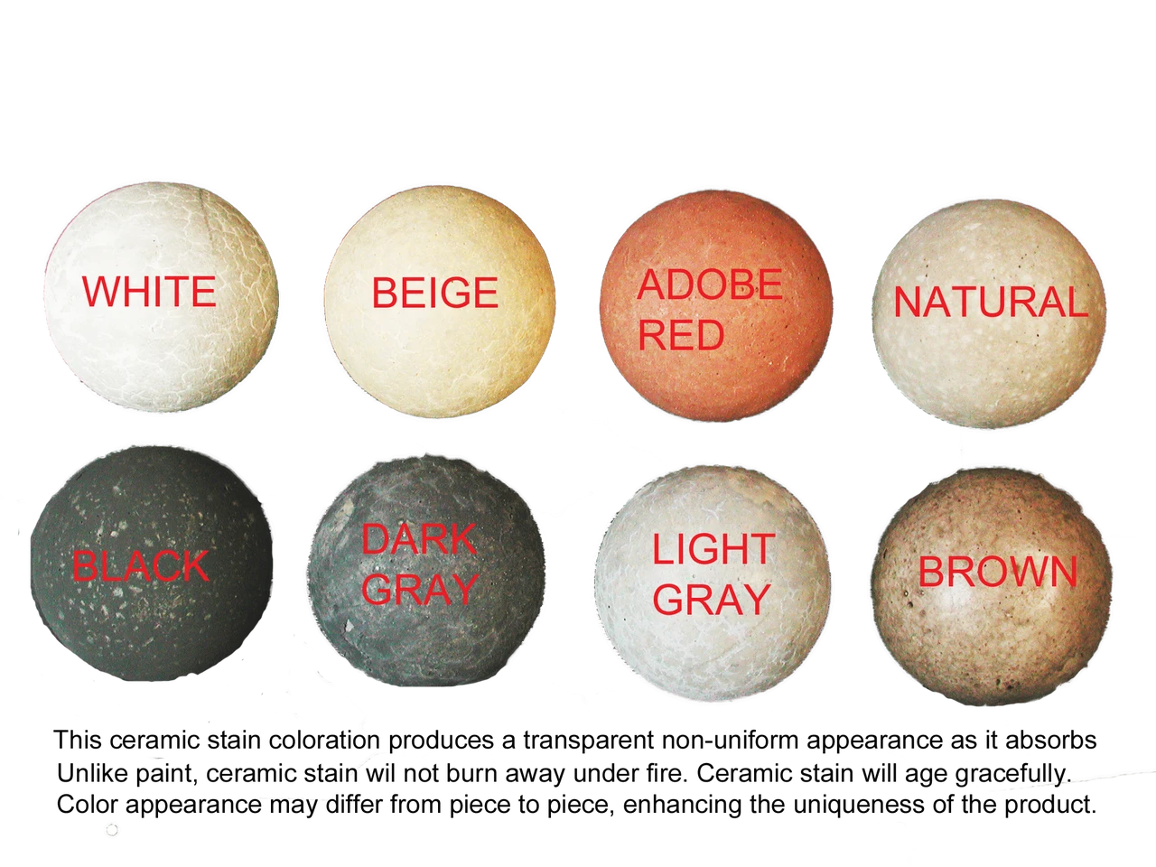 Massive FireBalls | Adobe Red | 36-Inch | 11-Pieces 2 Massive FireBalls | Adobe Red | 36-Inch | 11-Pieces - Image 2