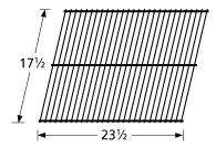 17 1/2 X 23 1/2, Steel Wire Rock Grate, Turbo 3 Burner - 95301