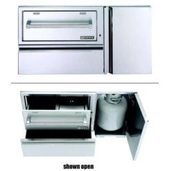 Lynx 42" Convenience Center Warming Drawer, Propane LP Tank Storage - L42CC -Backyard BBQ Deals Store yhst 87469101818510 2155 40845696 31096.1532630838.1500.1500